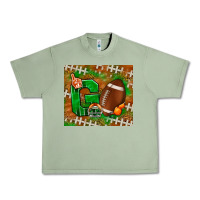 Oil Green go american football leopard Urban Heavy Tee - NancyCooperArtShop