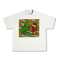 Pistachio go american football leopard Urban Heavy Tee - NancyCooperArtShop