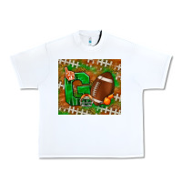 White go american football leopard Urban Heavy Tee - NancyCooperArtShop