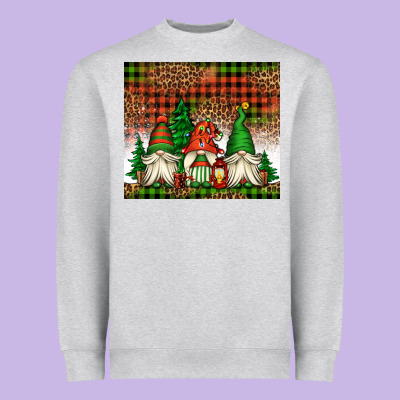 Christmas Gnomes Heavyweight Sweatshirt Designed By Jasminsmagicworld