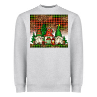 Heather Grey Christmas gnomes Heavyweight Sweatshirt - Jasminsmagicworld