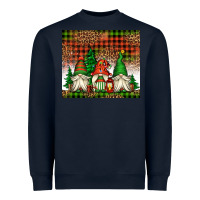 Navy Christmas gnomes Heavyweight Sweatshirt - Jasminsmagicworld