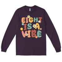 Plum eight is a vibe Long Sleeve Tee - MaliasSmallBusiness