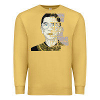 Antique Gold RBG Ruth Bader Ginsburg Women Belong In All Places Premium Sweatshirt - Bettercallsaul
