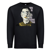 Black RBG Ruth Bader Ginsburg Women Belong In All Places Premium Sweatshirt - Bettercallsaul