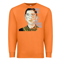 Carrot RBG Ruth Bader Ginsburg Women Belong In All Places Premium Sweatshirt - Bettercallsaul