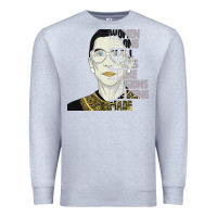 Heather Grey RBG Ruth Bader Ginsburg Women Belong In All Places Premium Sweatshirt - Bettercallsaul