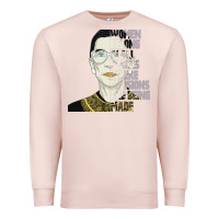 Pale Pink RBG Ruth Bader Ginsburg Women Belong In All Places Premium Sweatshirt - Bettercallsaul