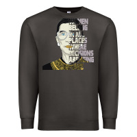 Smoke RBG Ruth Bader Ginsburg Women Belong In All Places Premium Sweatshirt - Bettercallsaul