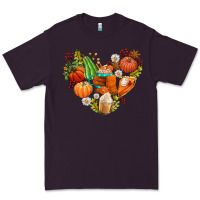 Plum pumpkin and latte with fall Premium Tee - AdoDesignShop