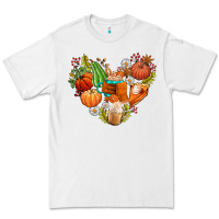 White pumpkin and latte with fall Premium Tee - AdoDesignShop
