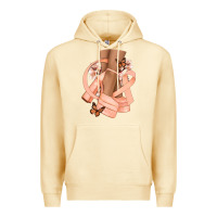 Pina Colada Cancer diva peach ribbon Premium Hoodie - NancyCooperArtShop
