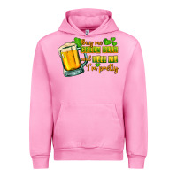 Fuchsia Pink Buy me green beer and tell me i'm pretty Urban Hoodie - CowGirlArtShop