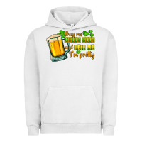 Pigment Lunar Rock Buy me green beer and tell me i'm pretty Urban Hoodie - CowGirlArtShop