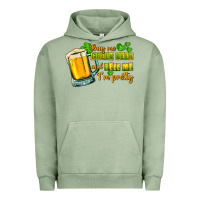 Pigment Oil Green Buy me green beer and tell me i'm pretty Urban Hoodie - CowGirlArtShop