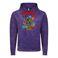 Cloud Purple daddy of the birthday boy t rex Vintage Hoodie - Artiststas