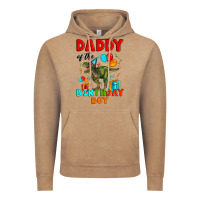 Vintage Coffee daddy of the birthday boy t rex Vintage Hoodie - Artiststas