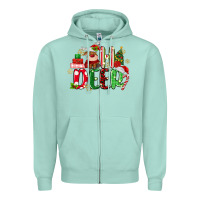 Oh Deer Reindeer Zipper Hoodie | Teevron