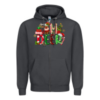 Smoke oh deer reindeer Zipper Hoodie - MaliasSmallBusiness