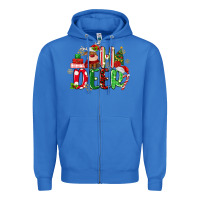 True Royal oh deer reindeer Zipper Hoodie - MaliasSmallBusiness