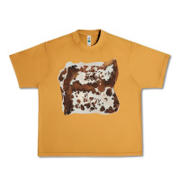 Peanut Butter hand drawn cowhide cow fur Urban Heavy Tee - BarkalooDesign