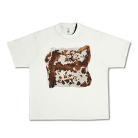 Pistachio hand drawn cowhide cow fur Urban Heavy Tee - BarkalooDesign