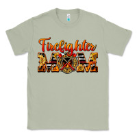 Matcha American Firefighter Mom Classic Tee - LillyAllenDesigns
