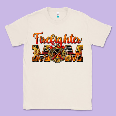 American Firefighter Mom Classic Tee Designed By Lillyallendesigns
