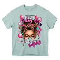 Arona just minding my balloon business messy bun Heavy Core Tee - texasbilliewilder