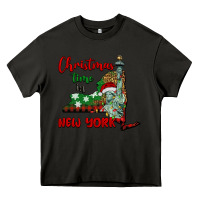 Asphalt christmas time in new york Heavy Core Tee - BarkalooDesign