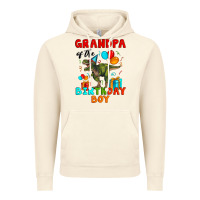 Vintage Artic grandpa of the birthday boy t rex Vintage Hoodie - Artiststas