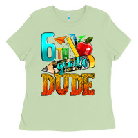 Matcha 6th grade dude Ladies Tee - texasbilliewilder