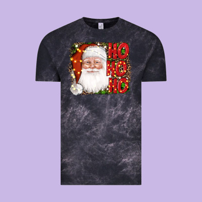 Christmas Ho Ho Ho Santa Clause Vintage Tee Designed By Adodesignshop