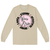 Mushroom you are strong Long Sleeve Tee - MaliasSmallBusiness