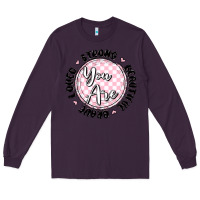 Plum you are strong Long Sleeve Tee - MaliasSmallBusiness