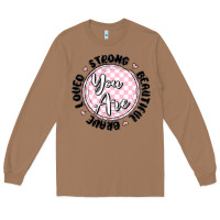 Toasted Coconut you are strong Long Sleeve Tee - MaliasSmallBusiness