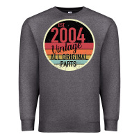 Charcoal Heather 15th Birthday gift Vintage 2004 Premium Sweatshirt - Bettercallsaul