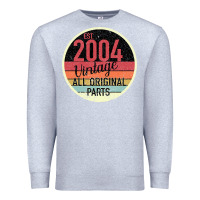 Heather Grey 15th Birthday gift Vintage 2004 Premium Sweatshirt - Bettercallsaul