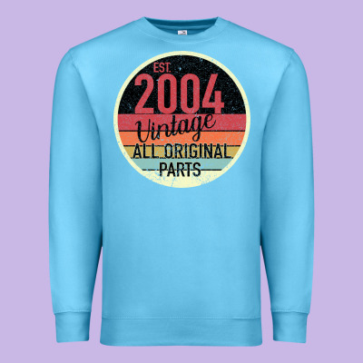 15th Birthday Gift Vintage 2004 Premium Sweatshirt Designed By Bettercallsaul