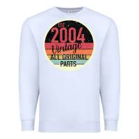 White 15th Birthday gift Vintage 2004 Premium Sweatshirt - Bettercallsaul