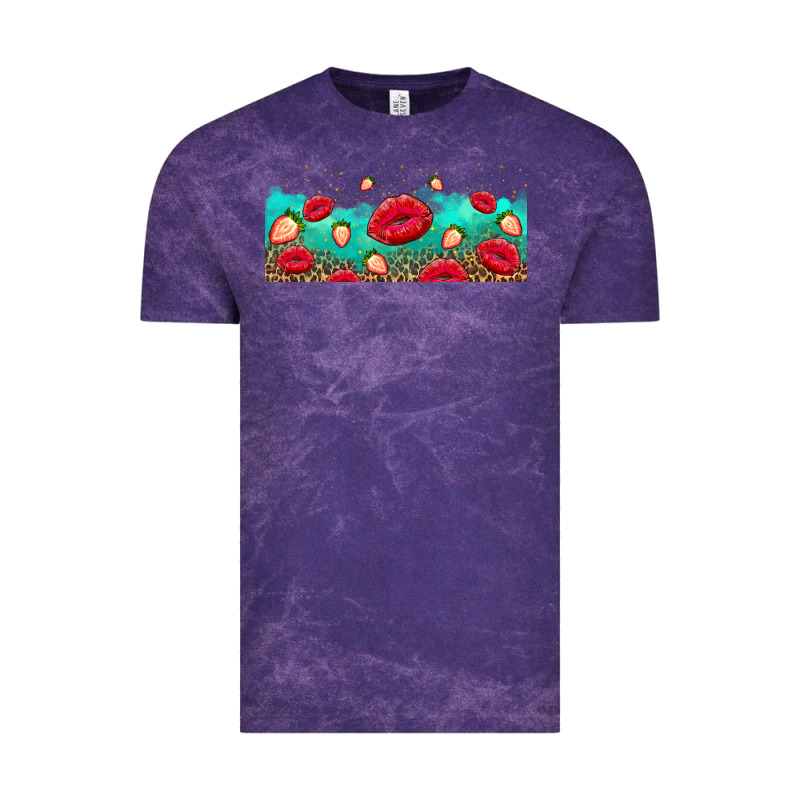 Lips And Strawberries Vintage Tee by AdoDesignShop | Teevron
