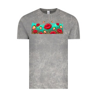 Cloud Rock lips and strawberries Vintage Tee - AdoDesignShop