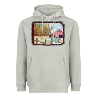 Moon Dust Christmas Barn Tractor Snow Heavyweight Hoodie - Bettercallsaul