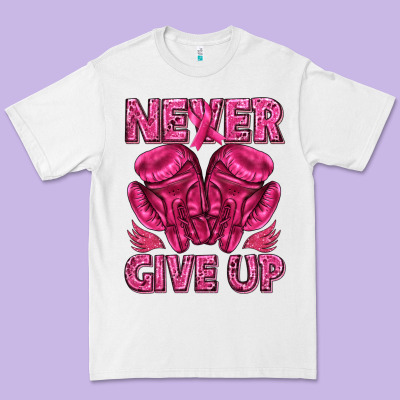 Never Give Up Cancer Premium Tee Designed By Texasbilliewilder