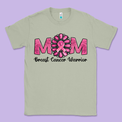 Breast Cancer Warrior Mom Classic Tee Designed By Jasminsmagicworld