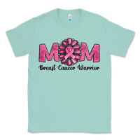 Seafoam breast cancer warrior mom Classic Tee - Jasminsmagicworld