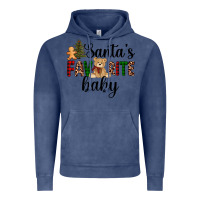 Vintage Denim santa's favorite baby Vintage Hoodie - AdoDesignShop
