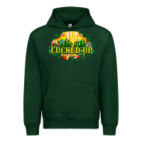 Forest Green St. Patrick's Day American Football Urban Hoodie - HowdyJamesFarm