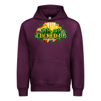 Mauve Wine St. Patrick's Day American Football Urban Hoodie - HowdyJamesFarm