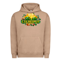 Pigment Burro St. Patrick's Day American Football Urban Hoodie - HowdyJamesFarm